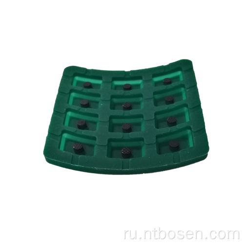 Электронная дверная комбинированная блокировка темно-зеленых цифровых силиконовых кнопок клавиатуры